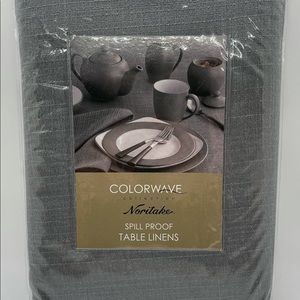 Noritake Colorwave 70" Round Fabric Linen Tablecloth Spill Proof